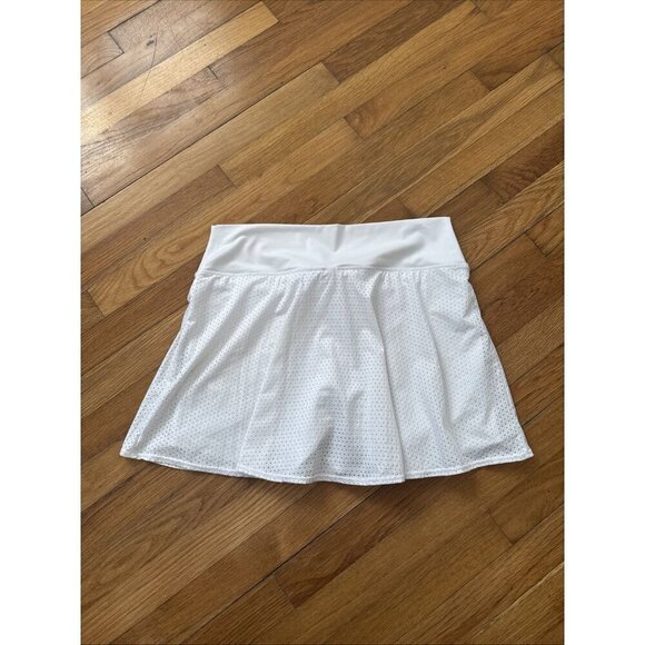 Lacoa Sports Women's Skort White Double Hearts Tennis Size XXL - Picture 5 of 5